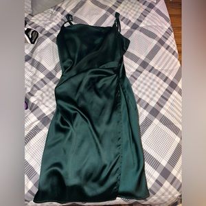 silk green Akira homecoming dress, worn once